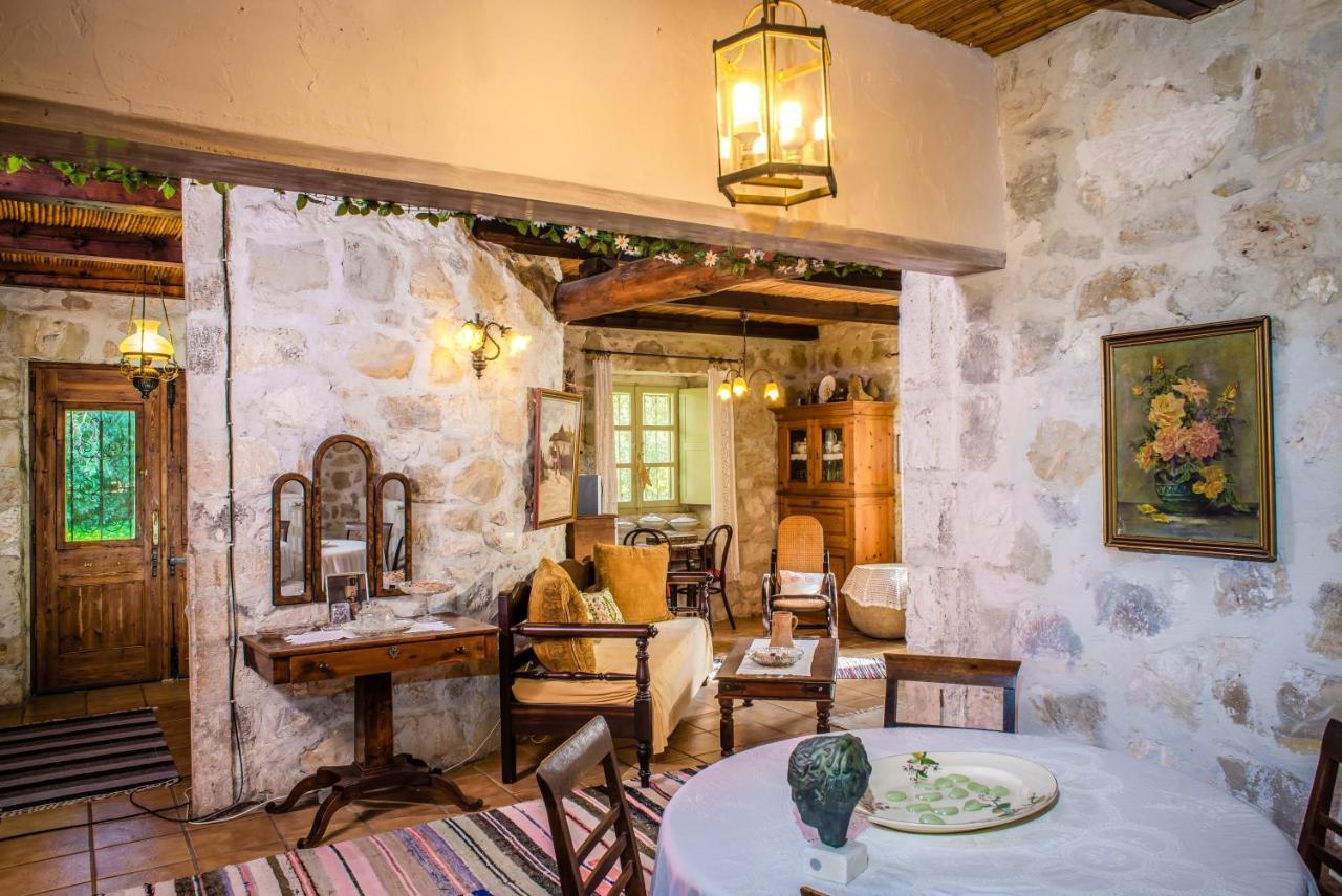 Jianni'S Villa - Stone Villa In The Greenery!! Vasilikos  Luaran gambar